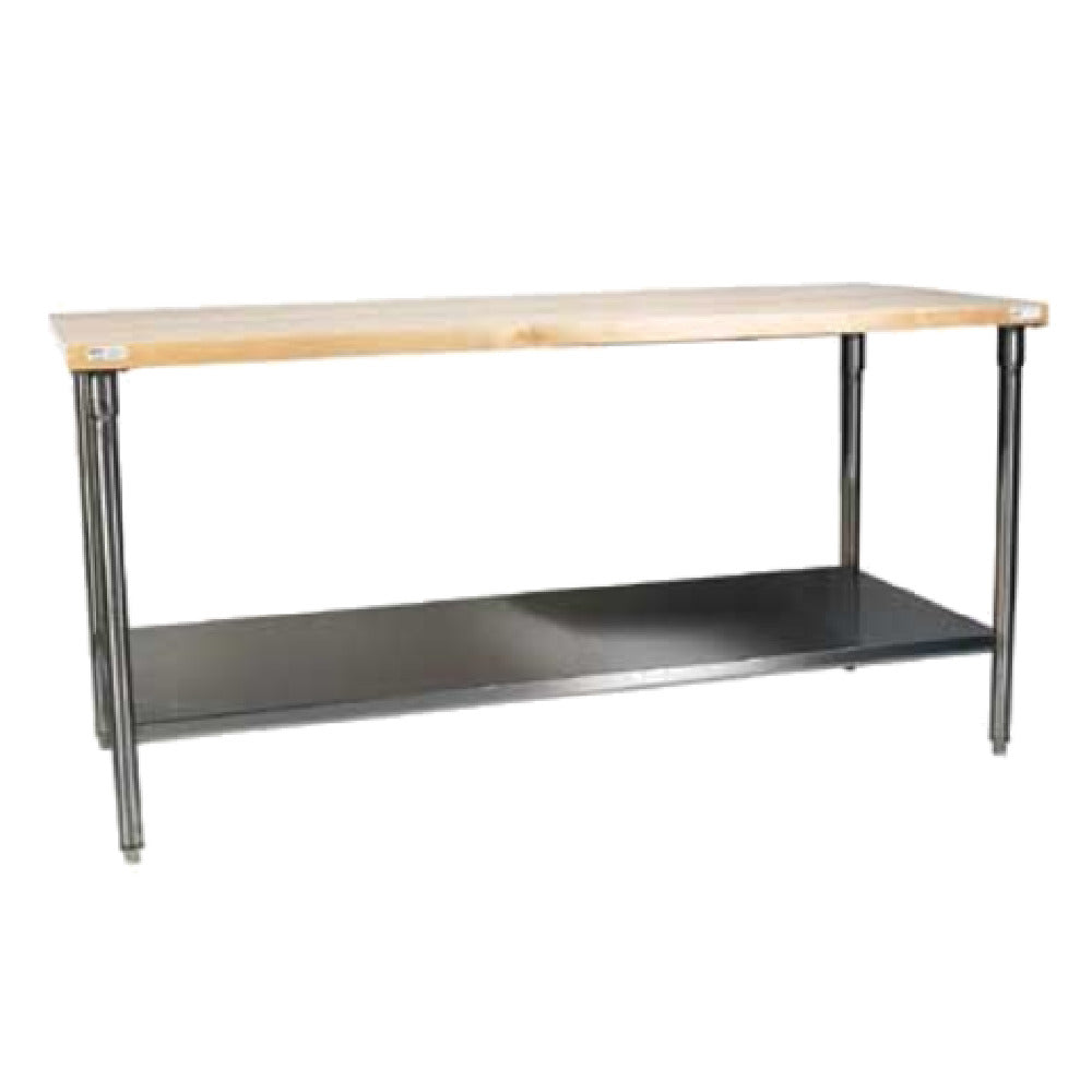Winholt WTSS3696 Work Table 96"W X 36"D X 34"H Open Bar Style