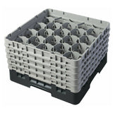 Cambro 20S958110 Camrack® Glass Rack With (5) Soft Gray Extenders Full Size