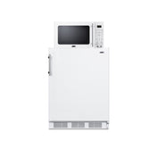 Summit MRF661WA - Microwave/refrigerator-freezer Combination With Allocator, 24" Wide