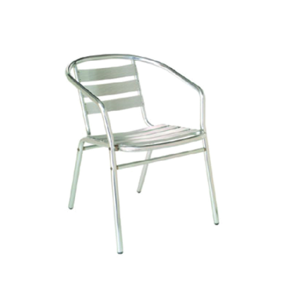 Emuamericas, Llc AH1101-00-00 - Sara Stacking Armchair, Outdoor/indoor, Slat Back And Seat