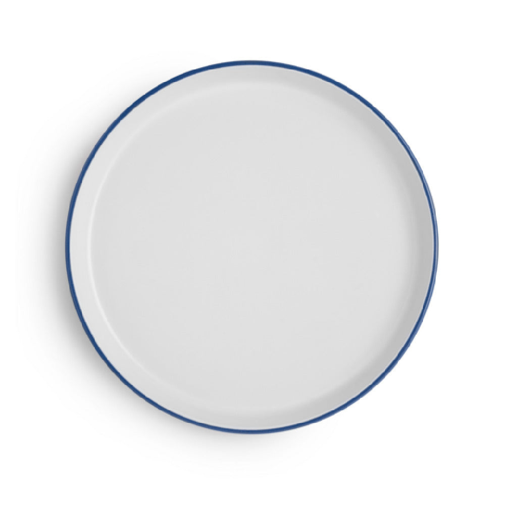 Arc Cardinal FP467 Santa Anita Reflections Blue Band Gourmet Plate (D:10.2'') Stoneware