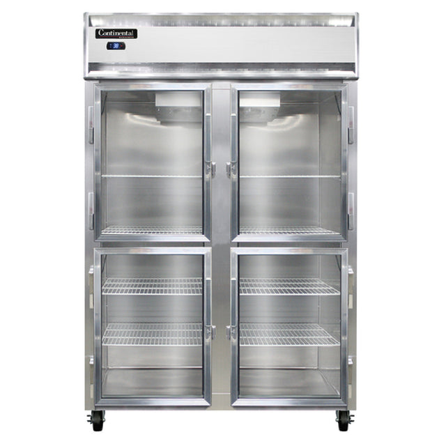 Continental Refrigerator 2RSNGDHD Refrigerator Reach-in Display Two-section