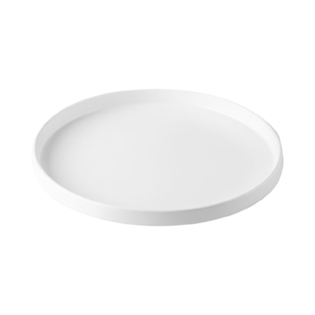 CAC China XHDS-9-W Hudson Plate 9-7/8"dia. X 1-1/8"H Round