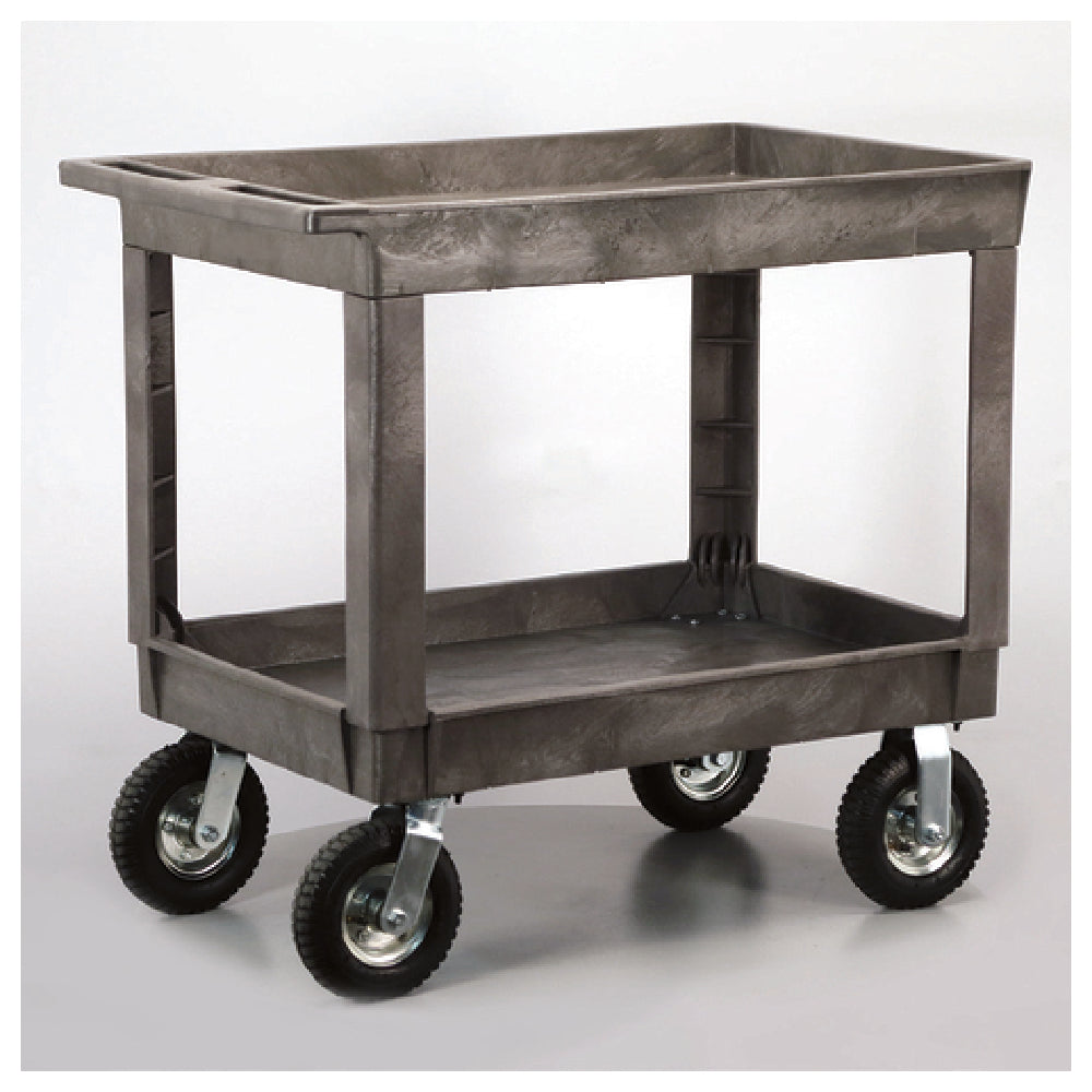 Lakeside 2523P Deep Well Utility Cart 36"W X 24"D Shelf Size (2) Shelves With 3" Side Walls