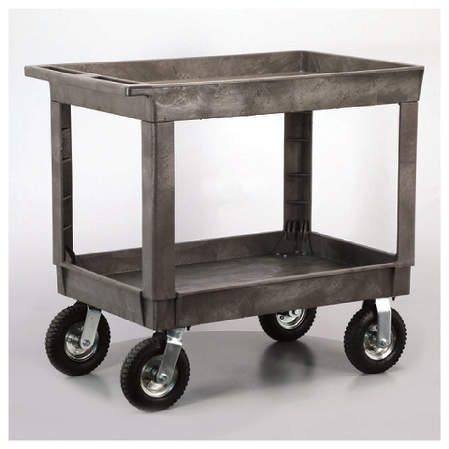 Lakeside 2523P Deep Well Utility Cart 36"W X 24"D Shelf Size (2) Shelves With 3" Side Walls