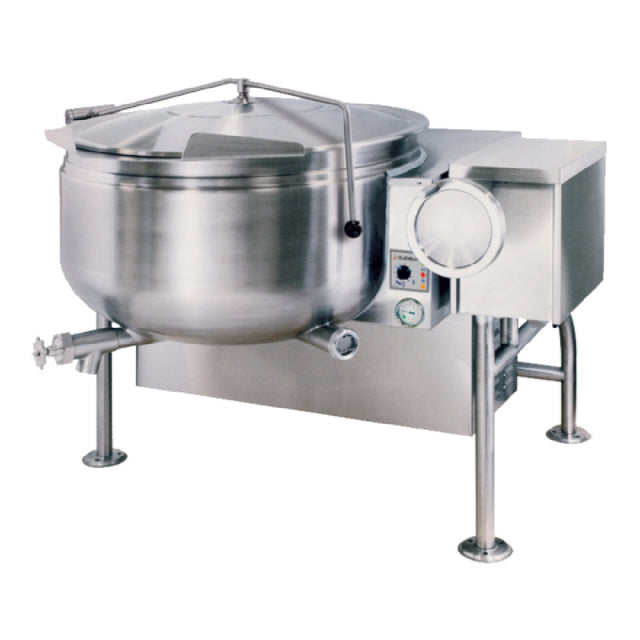 Cleveland KGL40TSH_NAT Short Series™ Steam Jacketed Kettle Gas Tilting
