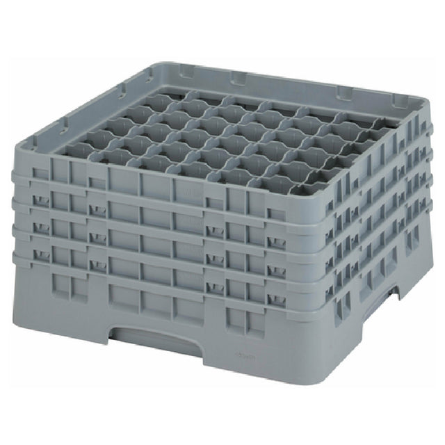 Cambro 49S800151 Camrack® Glass Rack With (4) Soft Gray Extenders Full Size