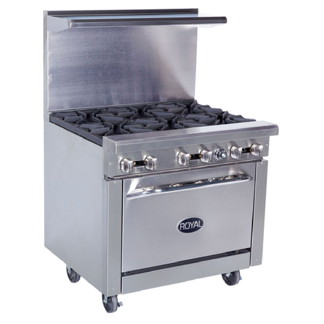 Royal Range Of California RR-4G12-C_NAT Restaurant Range Gas 36"