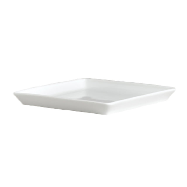 Steelite 6300P110 Deep Square Tray 5.5" X 5.5" X 0.75" Aura