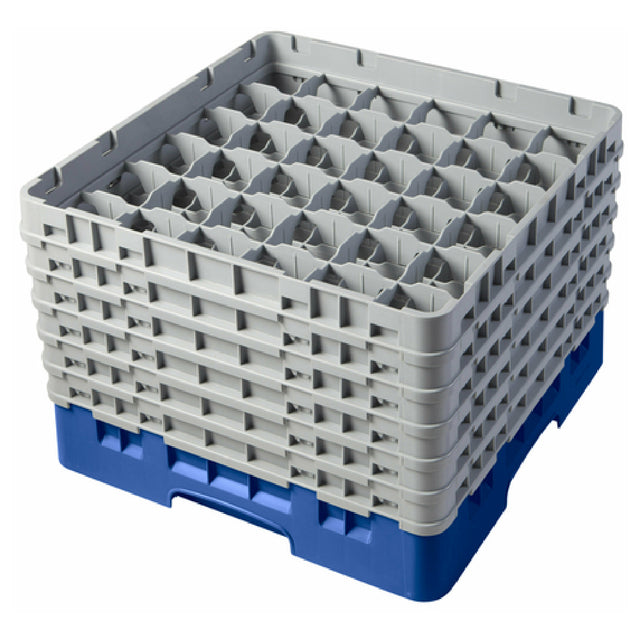 Cambro 36S1114168 Camrack® Glass Rack With (6) Soft Gray Extenders Full Size