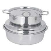 Spring USA 2375-6/6H Induction Buffet Server Hot Cereal/Soup Station 6 Qt. 11-7/8" Dia. X 12"H