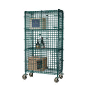 1880 Hospitality FMSEC24604GN Focus Foodservice Security Cage Complete Mobile Kit