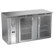 Victory VBBN58HC-FG-S - Back Bar Refrigerator, Food Rated, Two-section