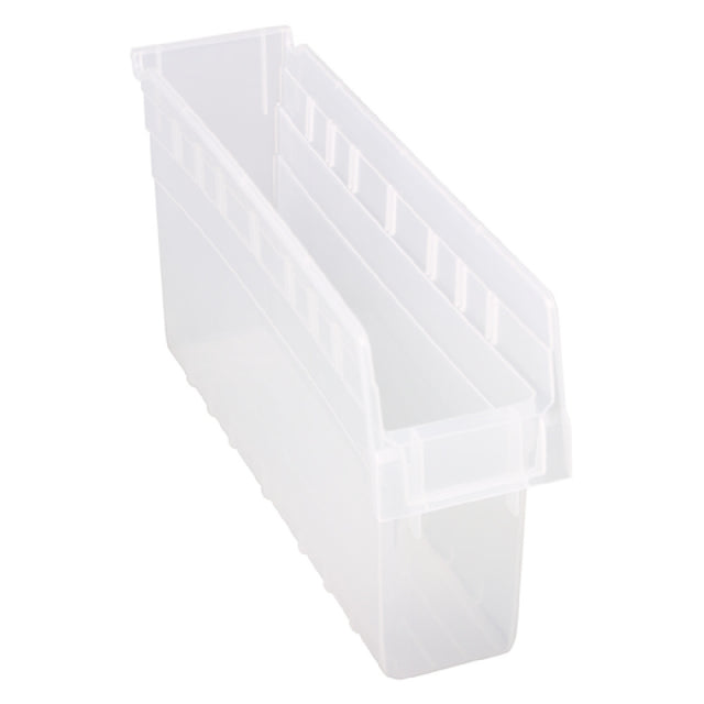 Quantum QSB803CLCS - Economy Shelf Bin, Nesting, 4-1/8"W X 17-7/8"L X 8"H