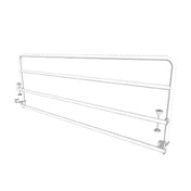 Forbes Industries 4170-8 Guard Rail 8'L X 28"H Round Steel Tube