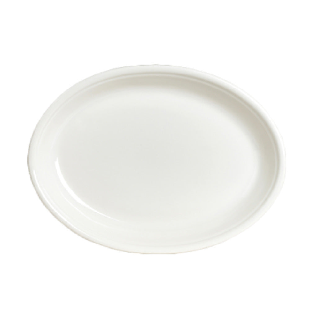 Steelite A100P106 Oval Rolled Platter 16.0" X 12.0" American Basics