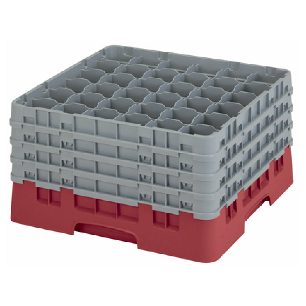 Cambro 36S900416 Camrack® Glass Rack With (4) Soft Gray Extenders Full Size