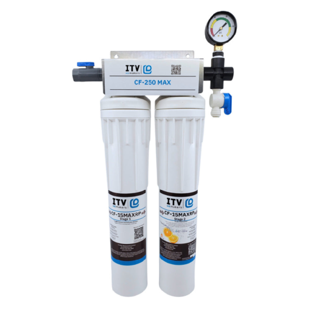 ITV Ice Makers CF-250 MAX FILTER - Water Filtration System, Double Filtration Kit