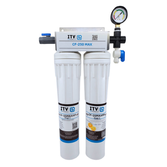 ITV Ice Makers CF-250 MAX FILTER - Water Filtration System, Double Filtration Kit