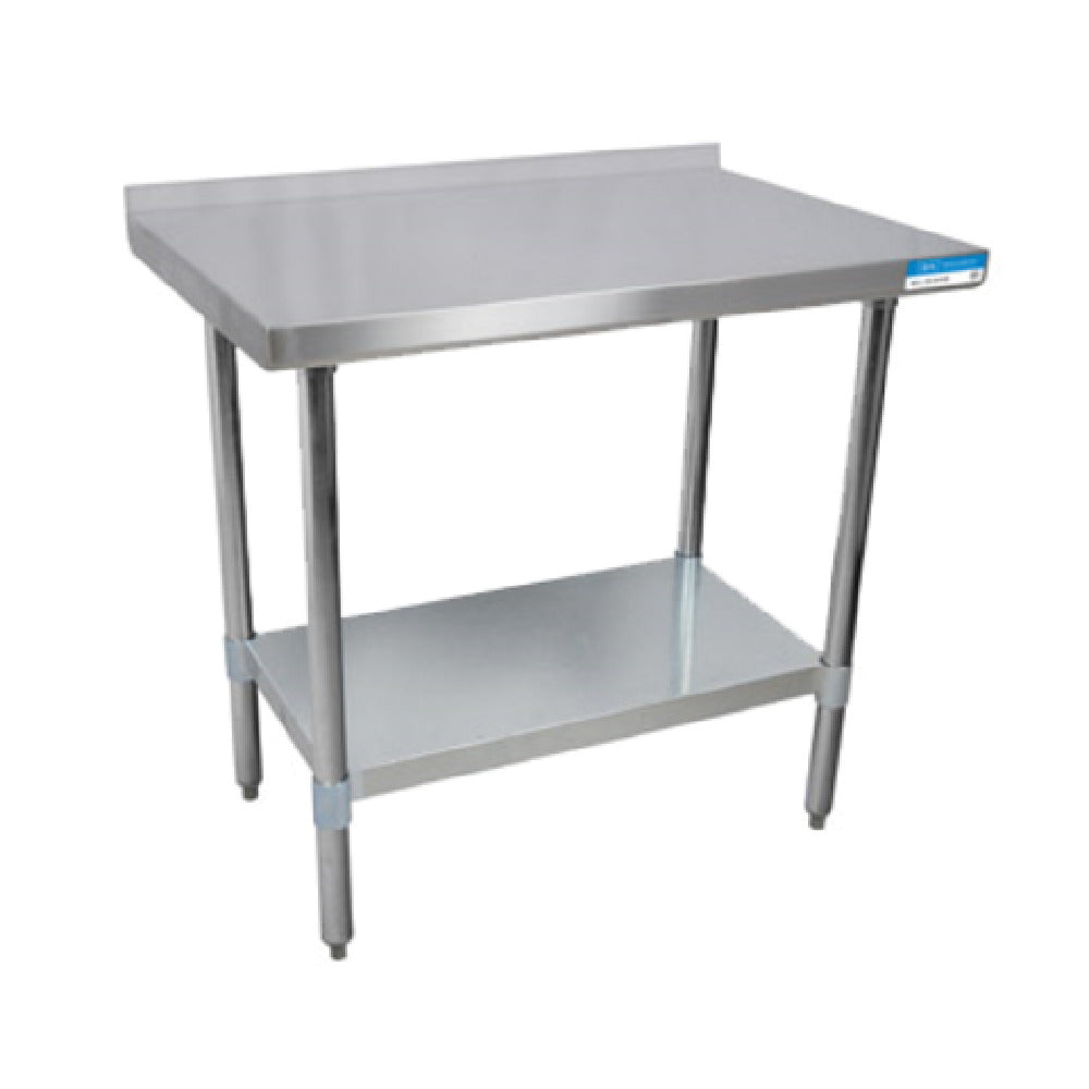 BK Resources VTTR-1830 Work Table 30"W X 18"D 18/430 Stainless Steel Top