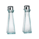 TableCraft Products 615 - Marbella™ Shakers, 3 Oz. Recycled Green Tint Glass Shakers (dishwasher Safe)