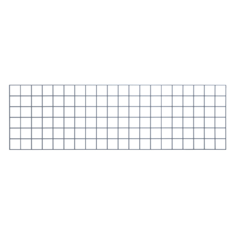 Quantum SG-1860GY Store Grid Panel 60"W X 18"H Gray Epoxy Antimicrobial Finish