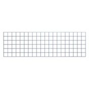 Quantum SG-1860GY Store Grid Panel 60"W X 18"H Gray Epoxy Antimicrobial Finish