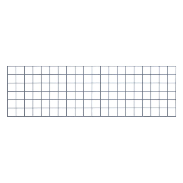 Quantum SG-1860GY Store Grid Panel 60"W X 18"H Gray Epoxy Antimicrobial Finish