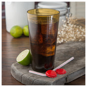 Buccaneer 522013-36CT - (Buccaneer) Pebble Tumblers, 20 Oz., Amber