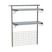 Metro SW-2148S4-72-BASE - SmartWall Life Tall Base Kit, Type 304 Stainless Steel Components: (1) Wall Track