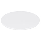 GET Enterprises M7PL-NW Elite Global Solutions Plate 7" Dia. X 1/2"H Round