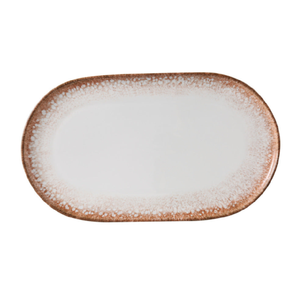 Yanco PR-215 Porto Coupe Plate 15 1/2"W X 9"D X 1"H Oval