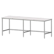 SPG 7MCT-30 - Universal Stainless Work Table, 84"W X 30"D, 5/8" Poly Top