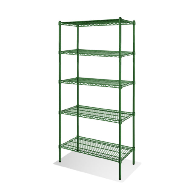 Steel Works Stainless SW1448G-5 Heavy Duty Wire Shelving Unit 5-tier 14"x 48"