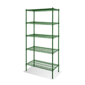 Steel Works Stainless SW1472G-5 Heavy Duty Wire Shelving Unit 5-tier 14"x 72800 Lbs. Capacity