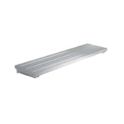 Duke TSSOLIDFX32 Tray Slide With Fixed Brackets Solid Stainless Steel With (2) 1/8" Die-formed Rubbing Tracks