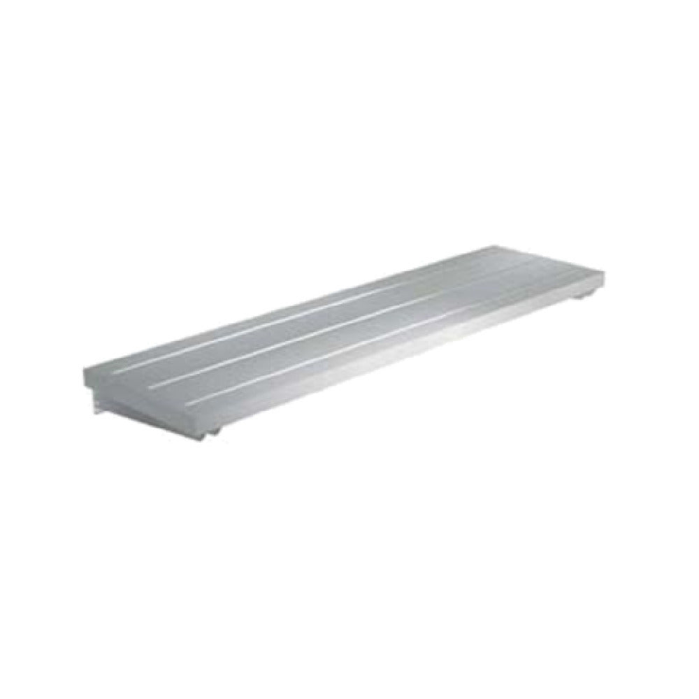 Duke TSSOLID-FX-6 Tray Slide With Fixed Brackets Solid Stainless Steel With (2) 1/8" Die-formed Rubbing Tracks