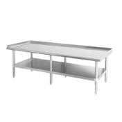 Sapphire Manufacturing SMES-3084S Equipment Stand 84”W X 30”D 16/400 Stainless Steel Reinforced Top