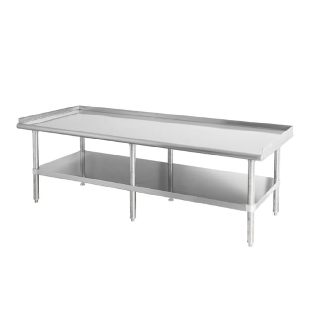 Sapphire Manufacturing SMES-3084S Equipment Stand 84”W X 30”D 16/400 Stainless Steel Reinforced Top