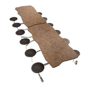 National Public Seating MBTS12 NPS® Mobile Cafeteria Table 12 Stools