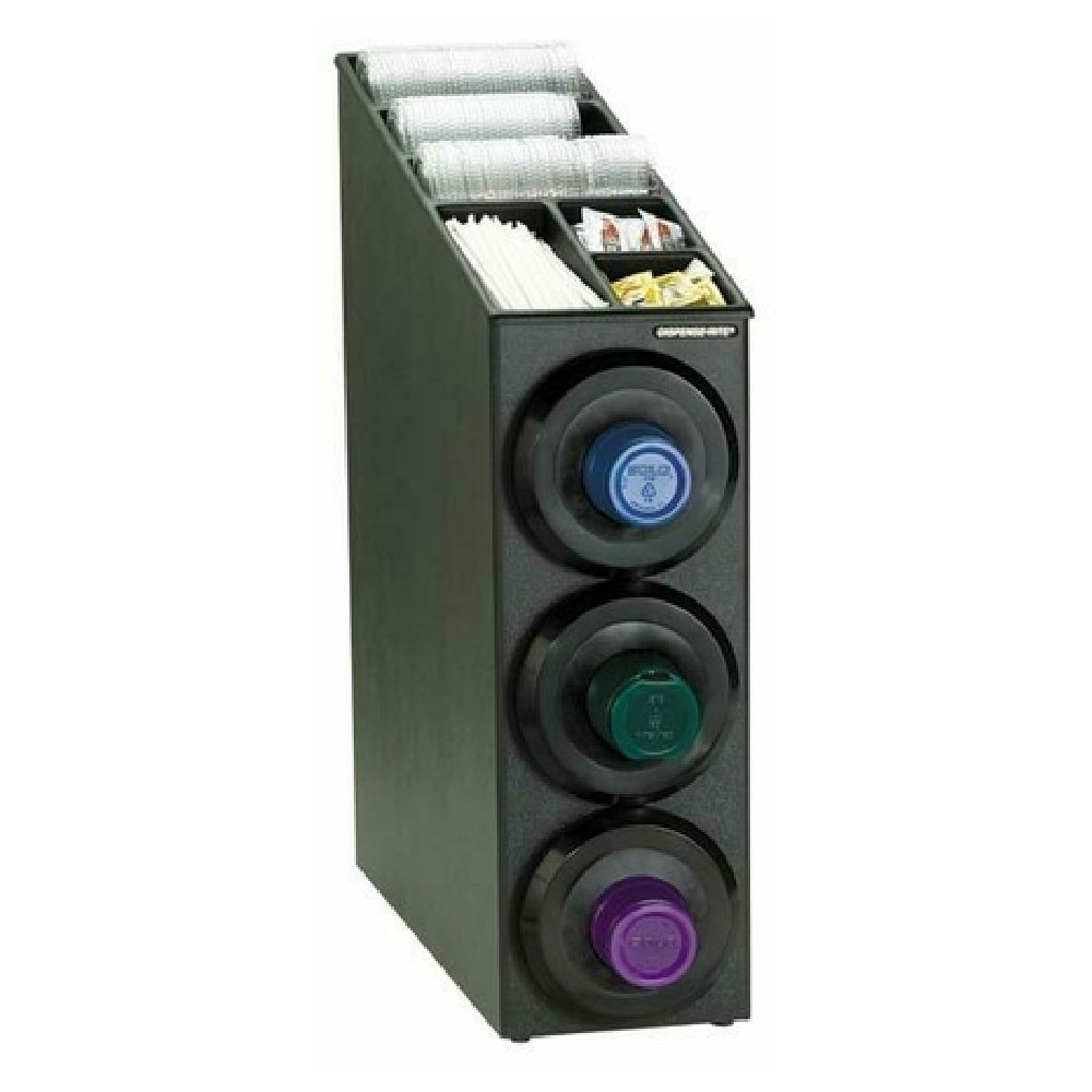 Dispense-Rite SLR-SL-3BT - Cup Dispensing Cabinet, 29-1/4"H X 8-1/2"W X 24"D, Interchangeable Gasket (3) SLR-2