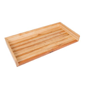 John Boos SB010-O-X Work Table Top 60"W X 30"D X 1-3/4" Thick Edge Grain Top With 4"H Coved Backsplash On Back & Both Ends