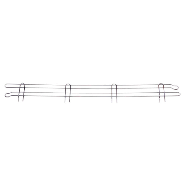 Quantum BL72 Back Ledge 72"W X 4"H Chrome Plated Finish