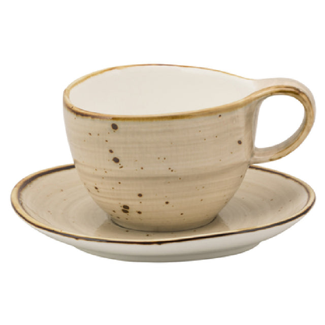 10 Strawberry St SAN-9-PBLO - Coffee Cup & Saucer Set, 8-1/2 Oz., 4-7/8" X 3-3/4" X 2-3/4"H