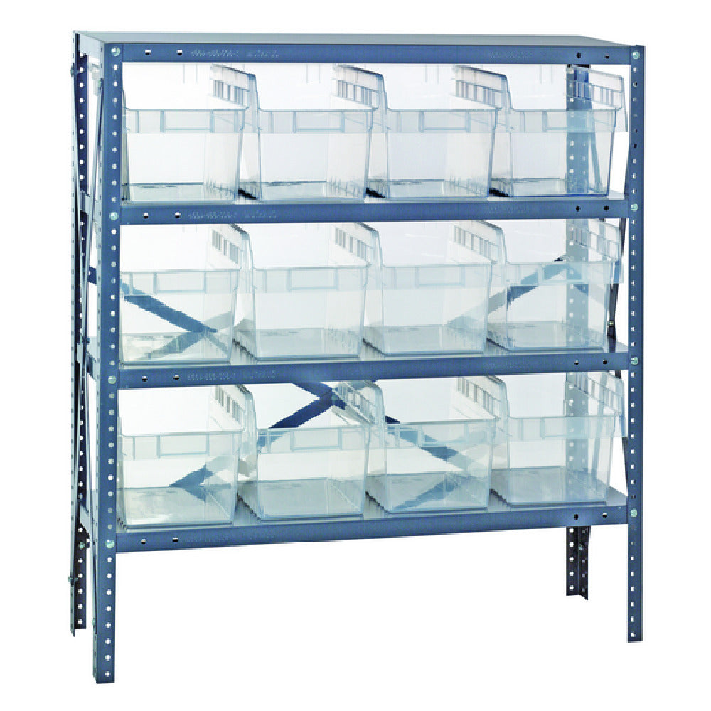 Quantum 1839-SB808CL Shelving Unit 18"D X 36"L X 39"H Heavy Duty