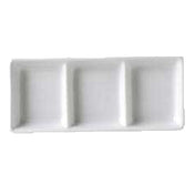 Vertex China AV-D3 Sauce Dish 3-compartment 2 Oz. Per Well