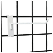 Hubert 78880 - Gridwall Hook, 8"L X 1-1/4"W, Steel