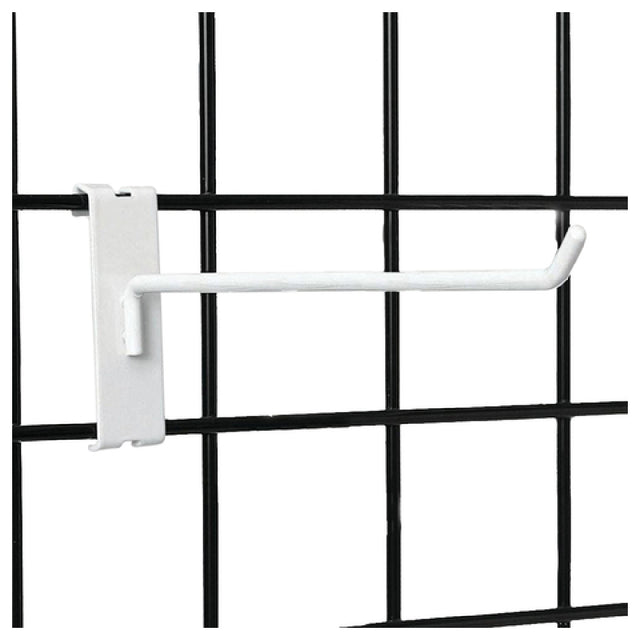 Hubert 78880 - Gridwall Hook, 8"L X 1-1/4"W, Steel