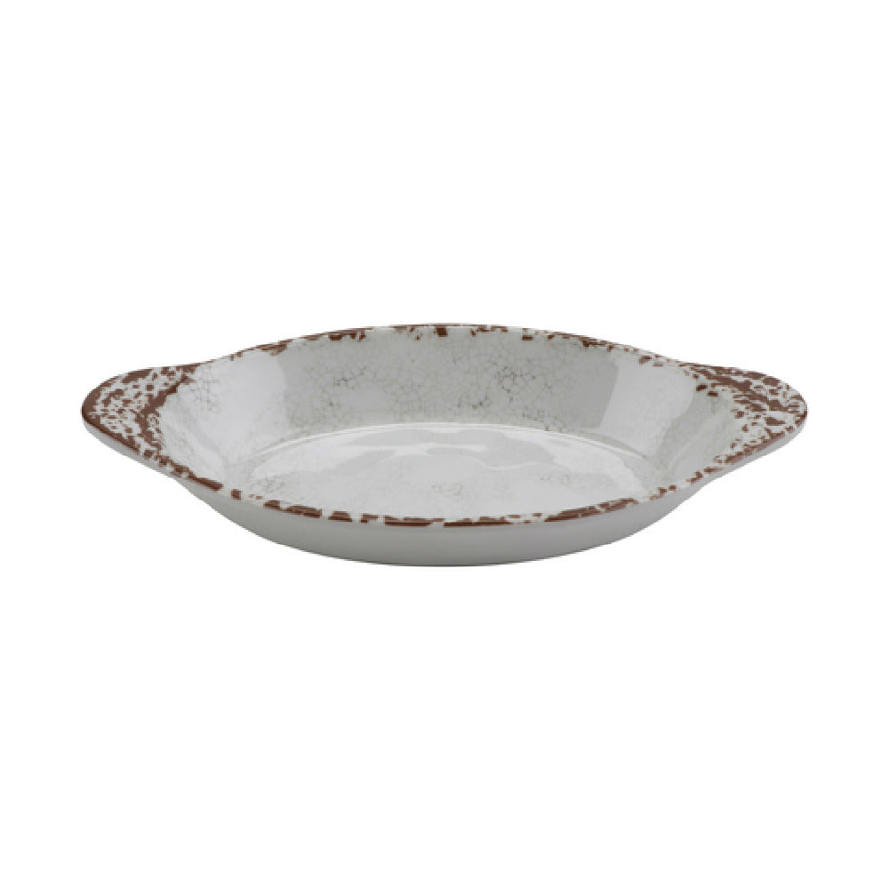 GET Enterprises SD-08-FM French Mill 10 Oz. Oval Side Dish