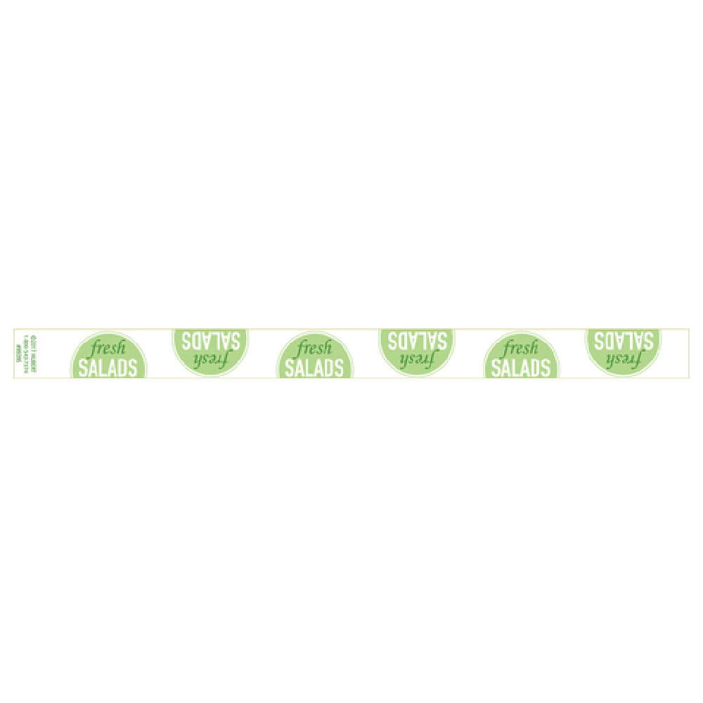 Hubert 99395 - Band-It Food Label, "Fresh Salads", 13-3/4" X 1"